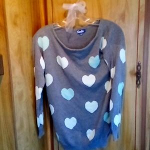 Keds heart sweater